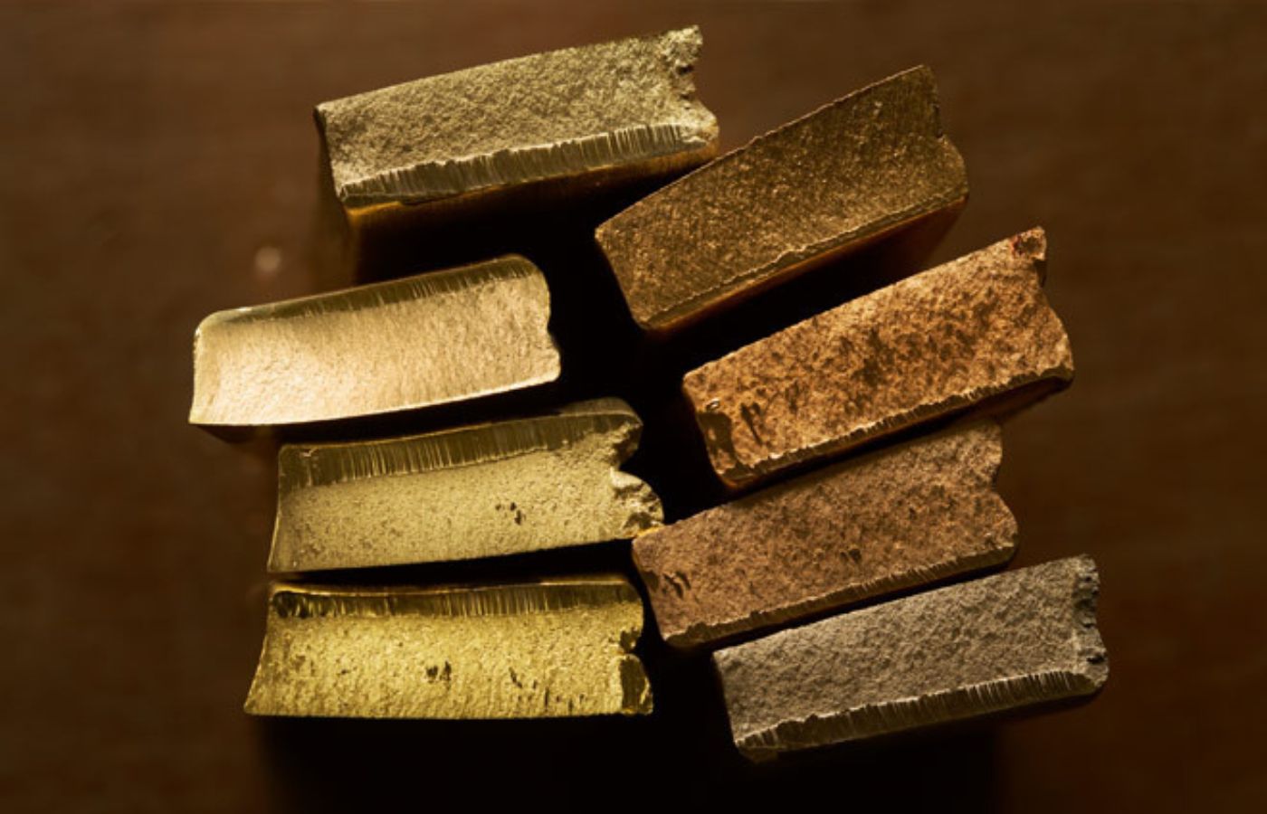 Characteristics of different precious metals