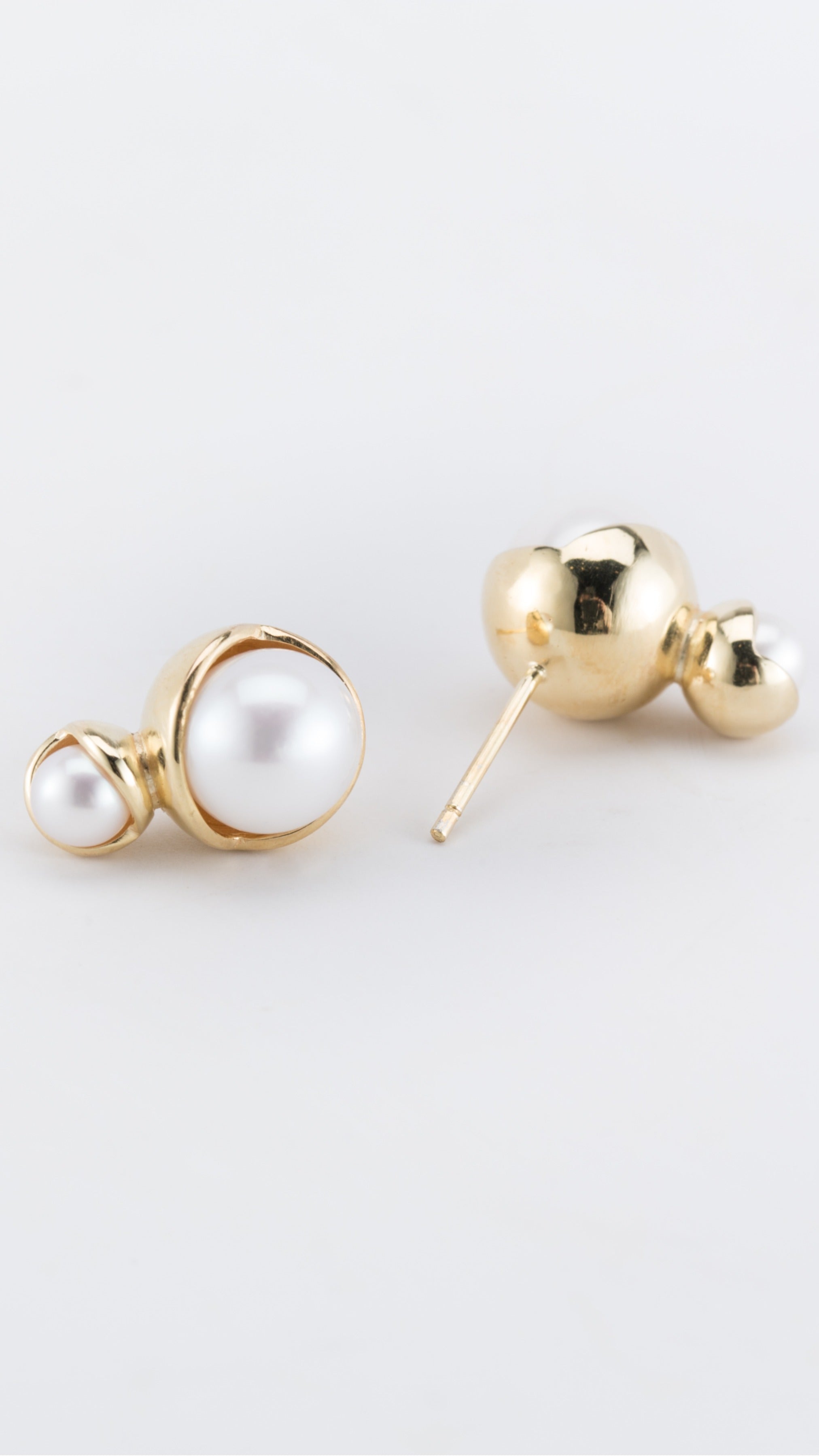 Fruity Double Pearl Earrings (Small)