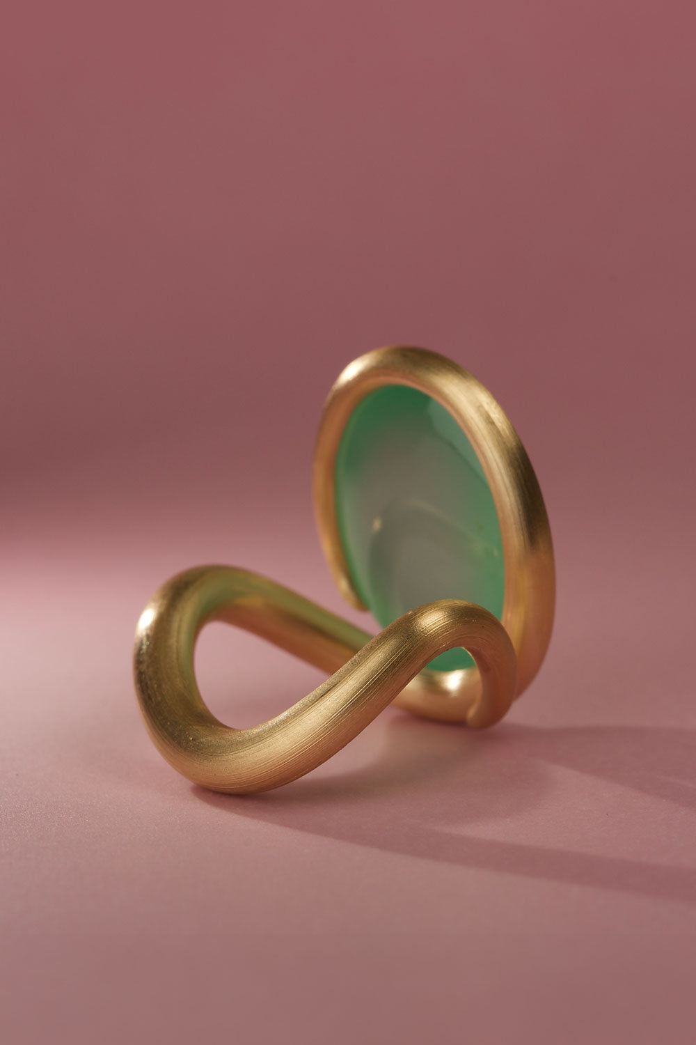 Leen Heyne 3.90ct Green Jadeite Ring
